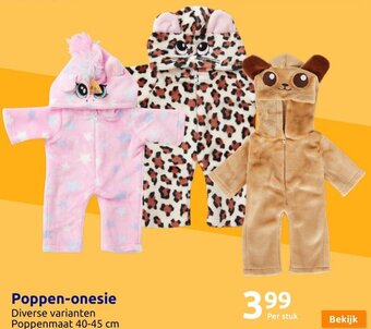 Action Poppen-onesie aanbieding