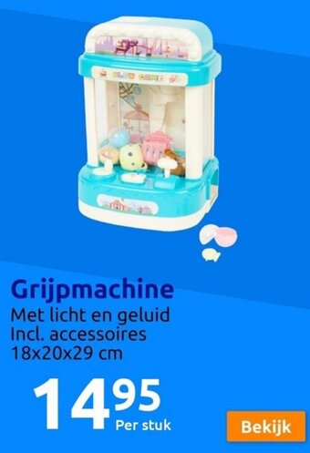 Action Grijpmachine aanbieding