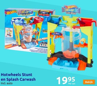 Action Hotwheels Stunt en Splash Carwash aanbieding