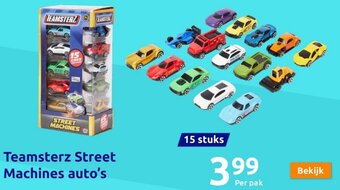 Action Teamsterz Street Machines auto's aanbieding