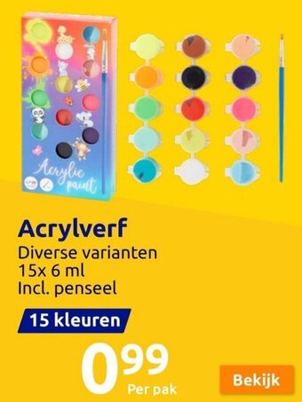 Action Acrylverf aanbieding