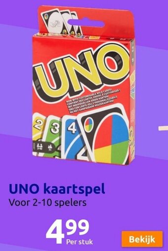 Action UNO kaartspel aanbieding