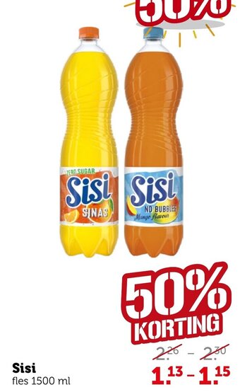 Coop Sisi fles 1500 ml aanbieding