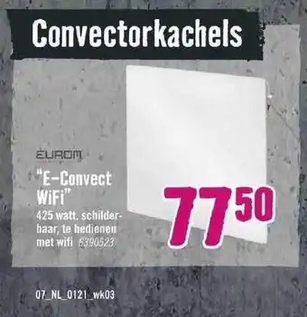 Hornbach Convectorkachel aanbieding