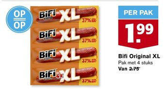 Hoogvliet Bifi Original XL aanbieding