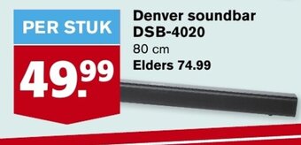 Hoogvliet Denver soundbar DSB-4020 80 cm aanbieding