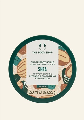 The Body Shop Shea body scrub 50 ml aanbieding