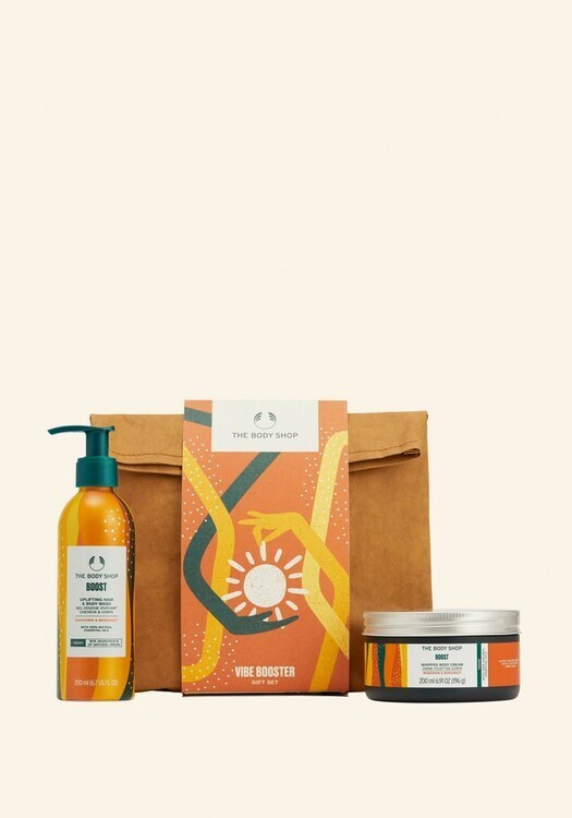 Vibe booster gift set aanbieding bij The Body Shop
