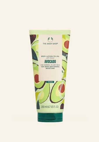 The Body Shop Avocado lotion-to-oil 200 ml aanbieding