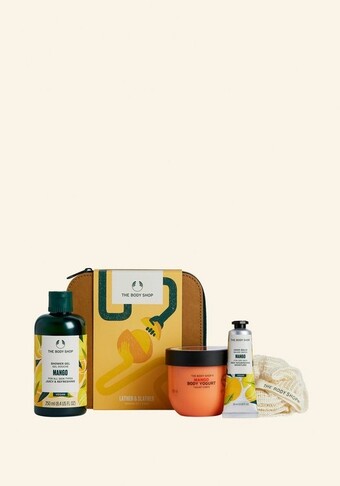 The Body Shop Lather & slather mango gift case aanbieding