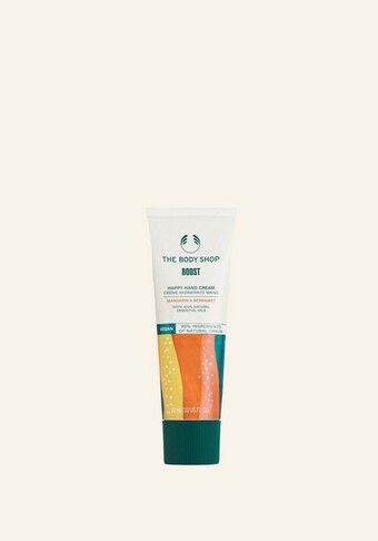 The Body Shop Boost happy hand cream 30 ml aanbieding