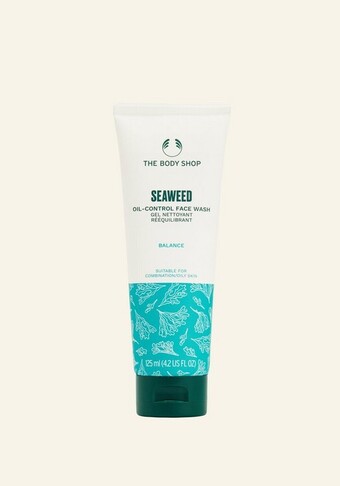 The Body Shop Seaweed oil-control face wash 125 ml aanbieding