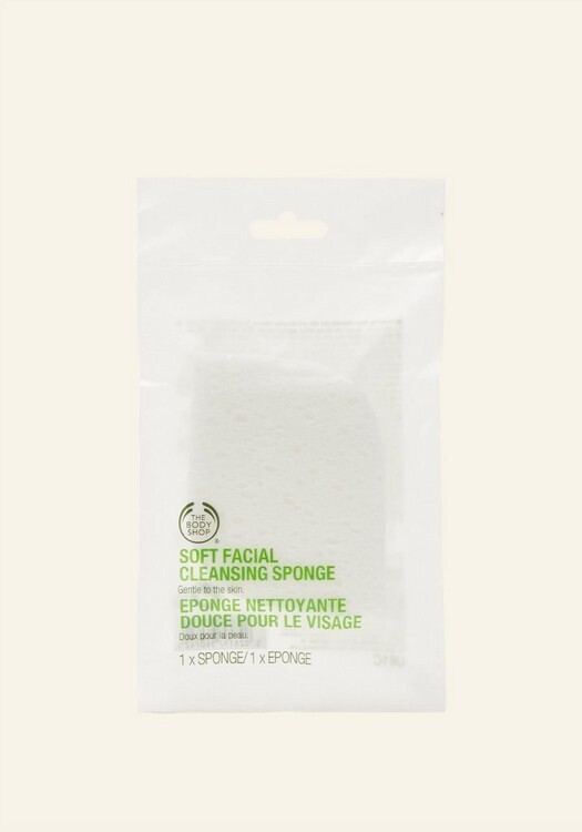 Facial cleansing sponge aanbieding bij The Body Shop