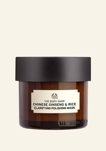 The Body Shop Chinese ginseng & rice clarifying polishing mask 15 ml aanbieding