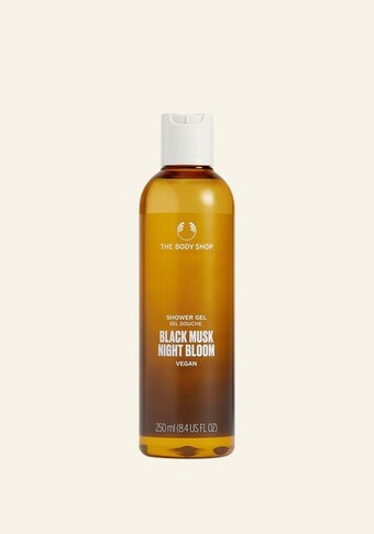 The Body Shop Black musk night bloom shower gel 250 ml aanbieding