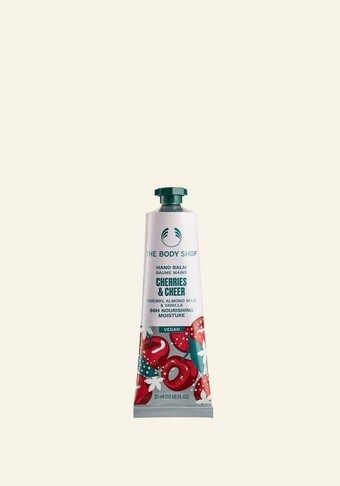 The Body Shop Cherries & cheer hand balm 30 ml aanbieding