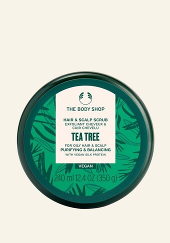 The Body Shop Tea tree purifying & balancing hair & scalp scrub 240 ml aanbieding