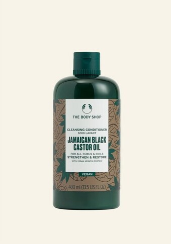 The Body Shop Jamaican black castor oil cleansing conditioner 400 ml aanbieding