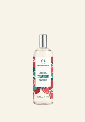 The Body Shop Strawberry body mist 100 ml aanbieding