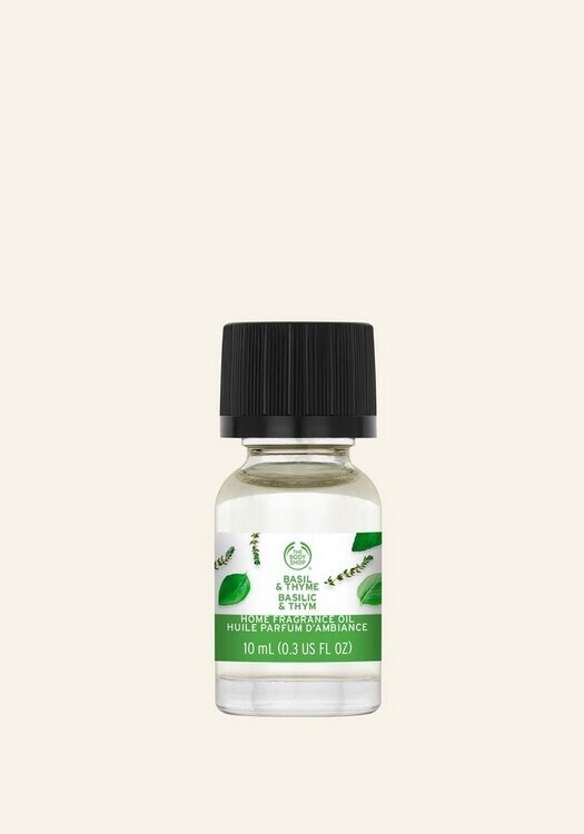 Basil & thyme home fragrance oil 10 ml aanbieding bij The Body Shop