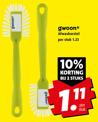 Boni gwoon Afwasborstel aanbieding