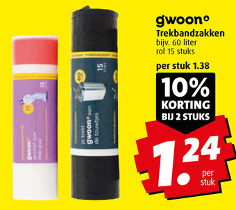 Boni gwoon Trekbandzakken aanbieding