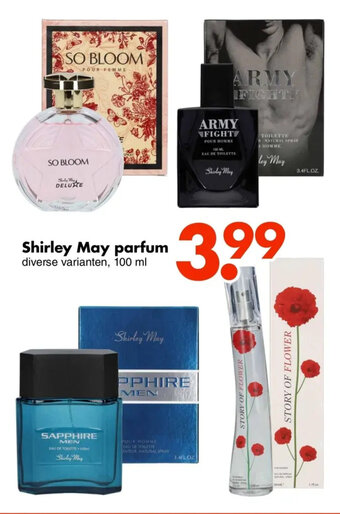 Wibra Shirley May parfum 100ml aanbieding