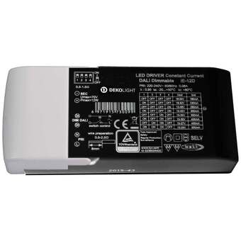 Conrad Deko light basic, dim, multi cc, ie-12d led-driver constante stroomsterkte 12 w 500 ma 15 - 52 v aanbieding