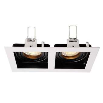 Conrad Deko light algol ii 110004 plafondinbouwring led, halogeen gu5.3, mr16 35 w signaalwit (ral 9003) aanbieding