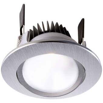 Conrad Deko light 565198 cob 68 cct led-inbouwlamp energielabel: g (a - g) led led vast ingebouwd 8 w zilver aanbieding