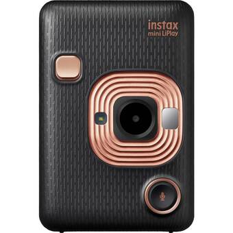 Conrad Fujifilm instax mini liplay polaroidcamera zwart aanbieding