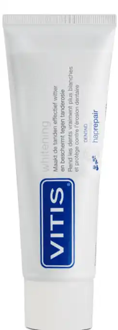 De Online Drogist Vitis whitening tandpasta 75ml aanbieding