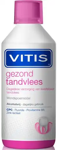 De Online Drogist Vitis mondspoeling gezond tandvlees 500ml aanbieding