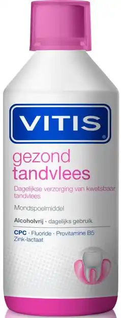 De Online Drogist Vitis mondspoeling gezond tandvlees 500ml aanbieding