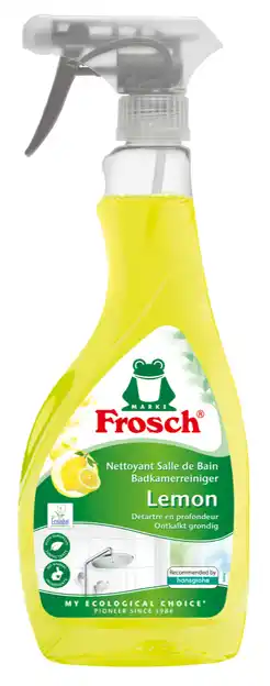 De Online Drogist Frosch badkamerreiniger lemon spray 500ml aanbieding