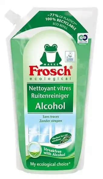 De Online Drogist Frosch alcohol ruitenreiniger navulling 1lt aanbieding