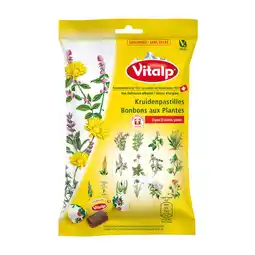 De Online Drogist Vitalp kruidenpastilles original suikervij 75gr aanbieding