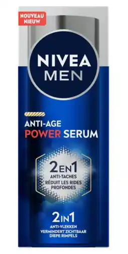 De Online Drogist Nivea men anti-age power serum 30ml aanbieding