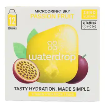 De Online Drogist Waterdrop sky microdrink vitamin hydration cubes 12st aanbieding
