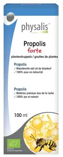 De Online Drogist Physalis propolis forte druppels 100ml aanbieding