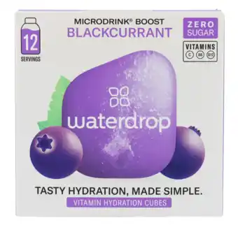 De Online Drogist Waterdrop boost microdrink vitamin hydration cubes 12st aanbieding