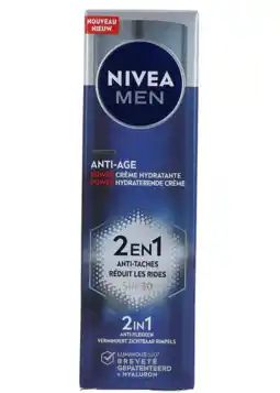De Online Drogist Nivea men anti-age 2-in-1 power hydraterende creme 50ml aanbieding