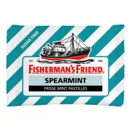 De Online Drogist Fisherman s friend spearmint suikervrij 1zk aanbieding