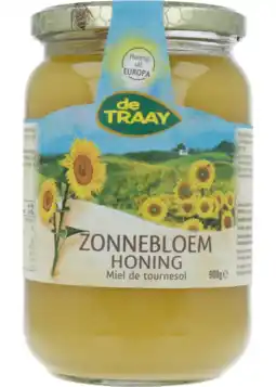 De Online Drogist De traay zonnebloemhoning 900gr aanbieding