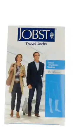 De Online Drogist Jobst travel socks zwart 37-38 1pr aanbieding