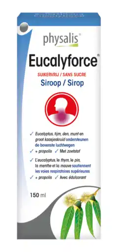 De Online Drogist Physalis eucalyforce siroop 150ml aanbieding