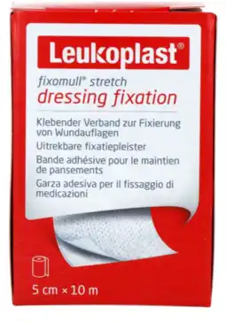 De Online Drogist Leukoplast fixomull stretch fixatiepleister 10m x 5cm 1st aanbieding