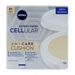 De Online Drogist Nivea hyaluron cellual filler 3-in-1 care cushion light 15ml aanbieding