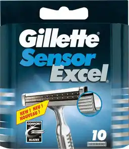 De Online Drogist Gillette sensor excel scheermesjes 10st aanbieding