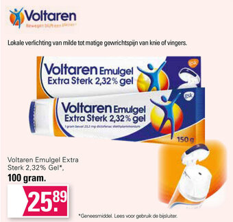 De Online Drogist Voltaren Emulgel Extra Sterk 2,32% Gel 100g aanbieding